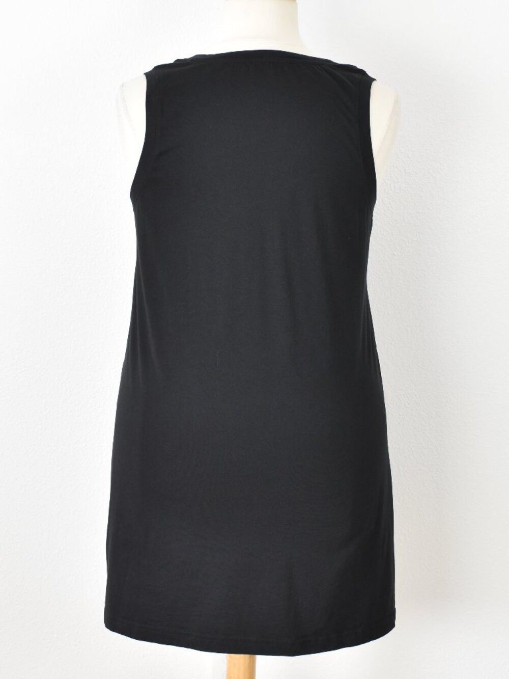 Pact Organic Cotton Softspun A-Line Tank Dress Black - XL - Picture 4 of 6